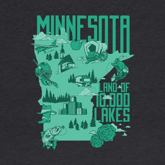 Minnesota Land of 10,000 Lakes // Land of Ten Thousand Lakes by SLAG_Creative